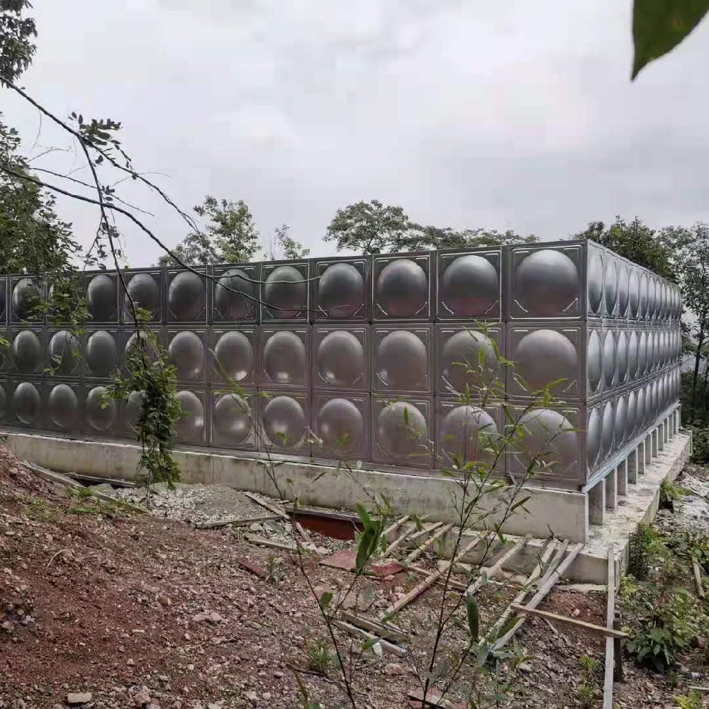 臺州江語城四期酒店項目順利完工安裝寧波寶聚不銹鋼水箱200立方3座